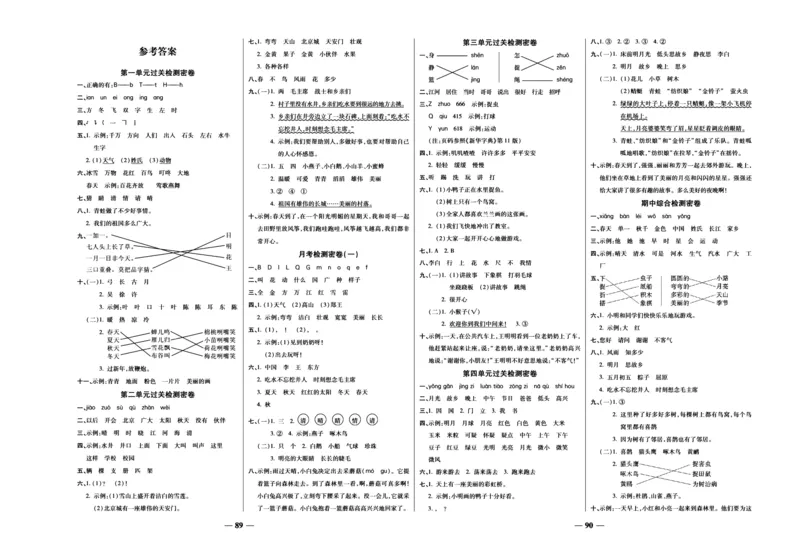 《冲刺100分试卷》语文1年级下册（RJ）_一年级上下册资料_小学一年级学习资料-25年更新版_1-02、小学一年级语文下册_3-6-2-2、练习题、作业、专项、试卷_部编（人教）版_电子册类