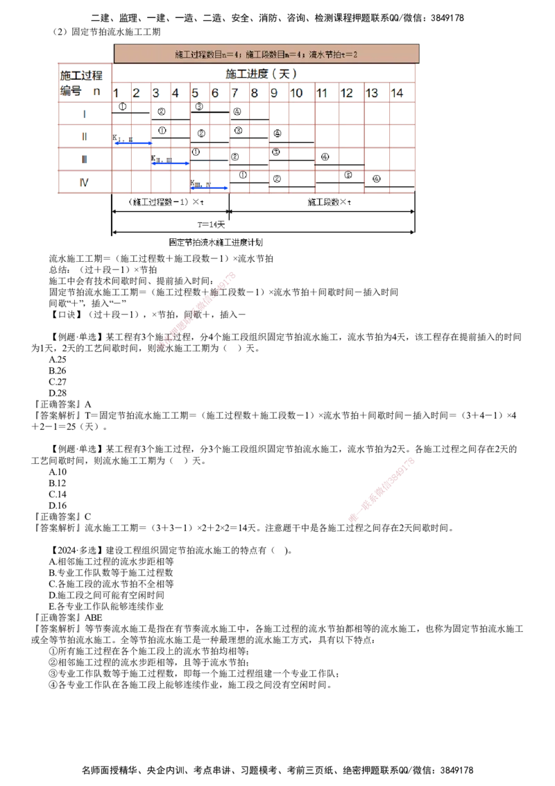 第02讲　流水施工参数、等节奏流水施工_2026年一级建造师_2026年一建管理_2025年一建管理SVIP_02-基础精讲✿高端面授✿深度强化_04-管理《基础精讲班》李娜JG