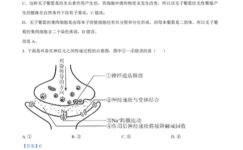 2023年高考生物试卷（辽宁）（解析卷）_生物历年高考真题_新&middot;PDF版2008-2025&middot;高考生物真题_生物（按试卷类型分类）2008-2025_自主命题卷&middot;生物（2008-2025）_辽宁自主命题&middot;生物（2021-2024）