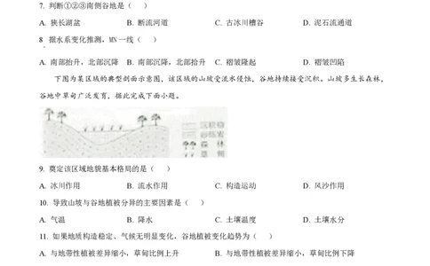 2023年高考地理试卷（全国甲卷）（空白卷）_地理历年高考真题_新&middot;PDF版2008-2025&middot;高考地理真题_地理（按省份分类）2008-2025_2008-2024&middot;（四川）地理高考真题