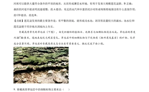 2023年高考地理试卷（新课标）（解析卷）_地理历年高考真题_新&middot;Word版2008-2025&middot;高考地理真题_地理（按试卷类型分类）2008-2025_全国卷&middot;地理（2008-2025）