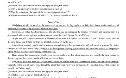 版本一四级模拟4答案解析_大学英语四级+六级_四级真题_四级密押试卷_新四级模拟卷全10套_版本一四级模拟卷_版本一四级模拟4