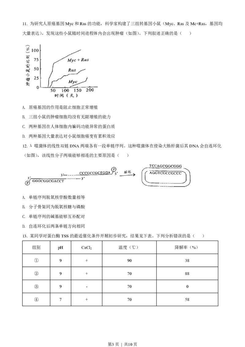 2022年高考生物试卷（广东）（空白卷）_生物历年高考真题_新&middot;PDF版2008-2025&middot;高考生物真题_生物（按省份分类）2008-2025_2008-2025&middot;（广东）生物高考真题