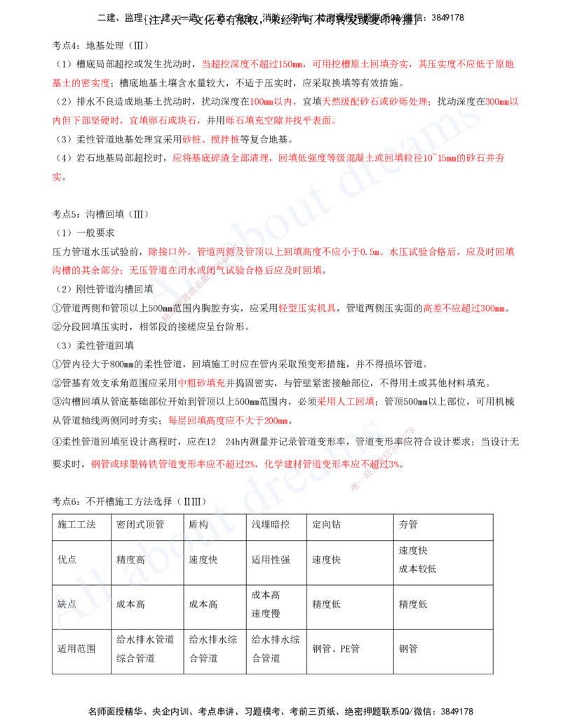 2025-12-第5章-城市管道工程（一）_2026年一级建造师_2026年一建市政_2025年一建市政SVIP_04-冲刺串讲✿考点强化✿小灶集训_09-市政《冲刺串讲班》潘旭KL_讲义