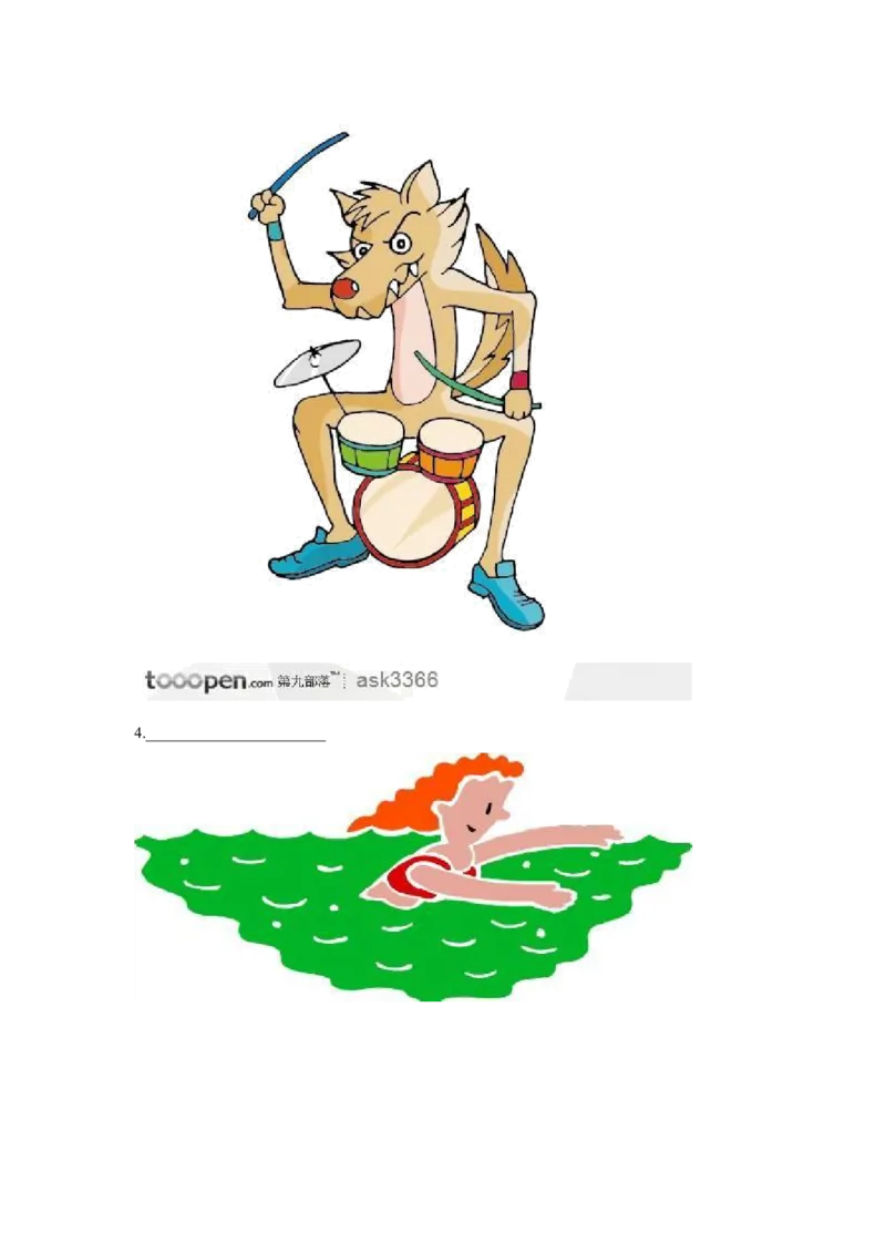 Module8Unit2Doesheplaythepiano？习题1_二年级上下册资料_二年级语数英上下册学习资料_3-7-5、小学二年级英语上册_外研版一起点_2、同步练习_Module8