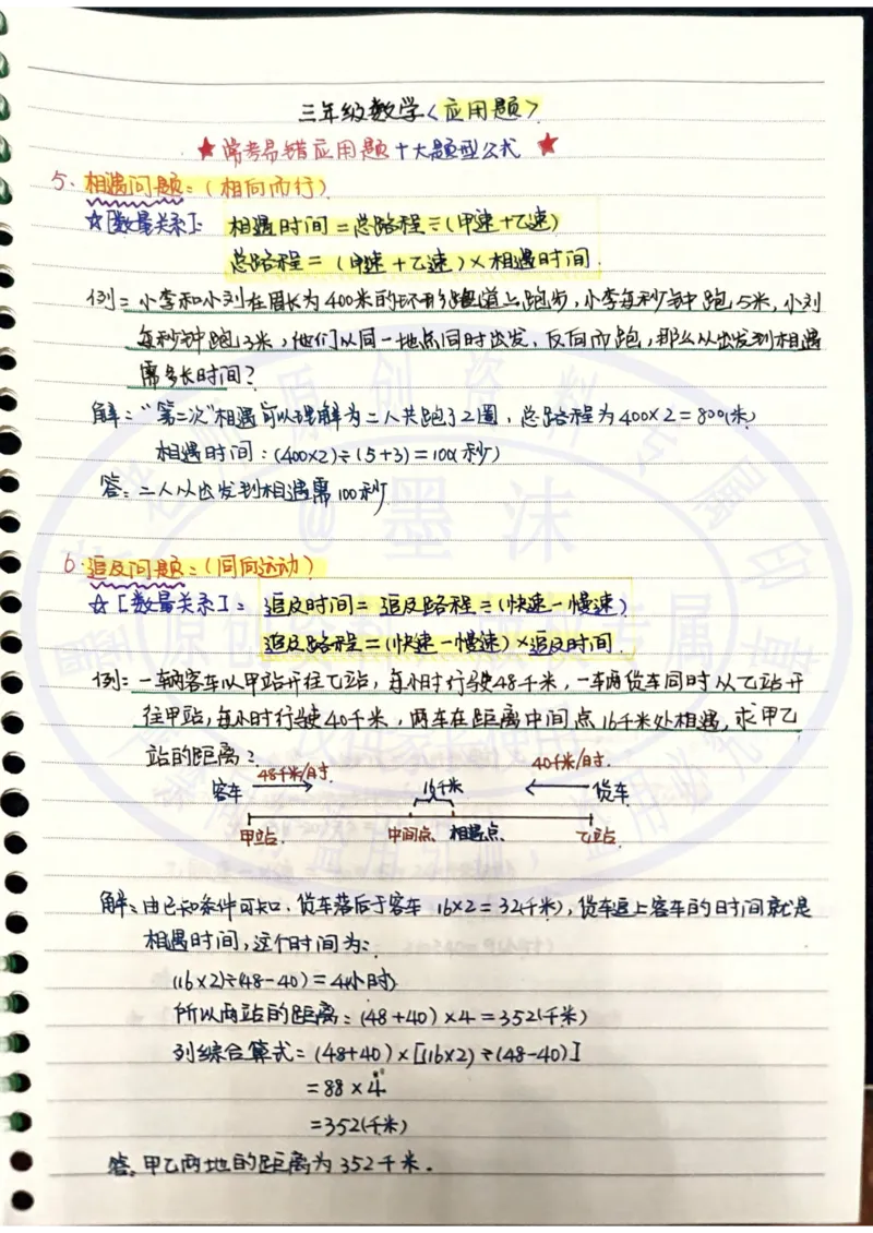 直播间同款三年级十大应用问题公式及方法-1_小学全网线上同款资料
