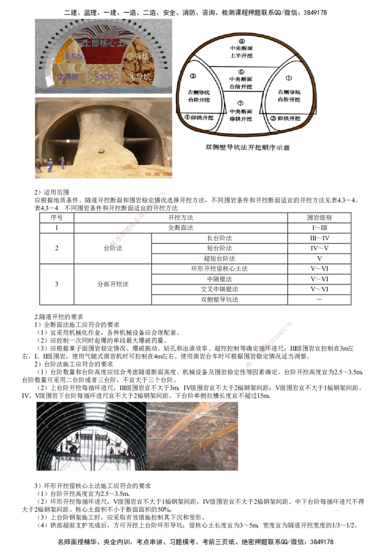 第04讲　隧道施工（二）_2026年一级建造师_2026年一建公路_2025年一建公路SVIP_02-基础精讲✿高端面授✿深度强化_10-公路《基础精讲班》宋卫东JG