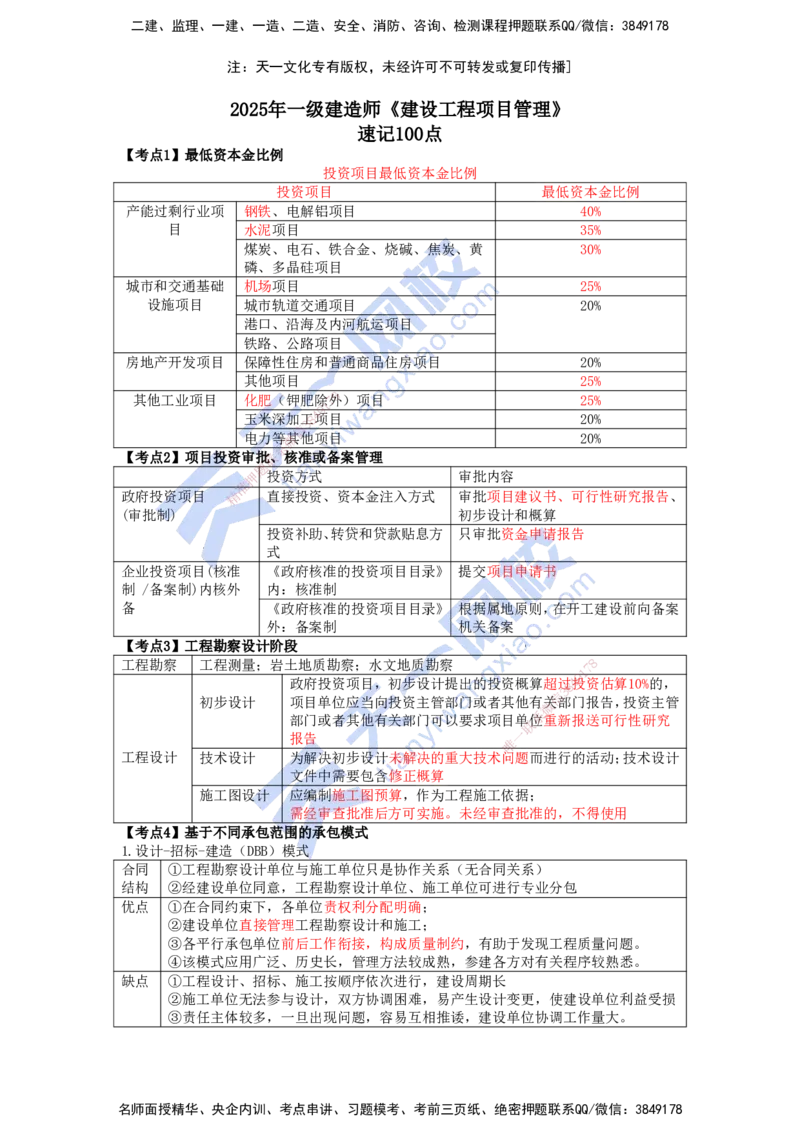 KL-管理-速记100点_2026年一级建造师_2026年一建管理_2025年一建管理SVIP_05-考前密训✿央企特训✿机构普押_34-管理《考前背多分+速记100点》KL