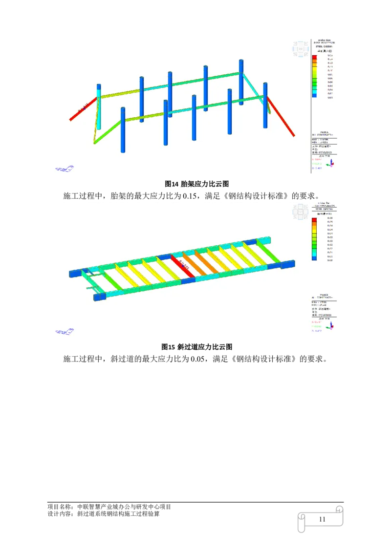 8.3中联智慧产业城办公与研发中心项目斜过道施工过程验算_2021-2023年优秀施组方案_施工方案_中联智慧产业城项目大跨度钢桁架高空拼装专项方案_1.施工方案