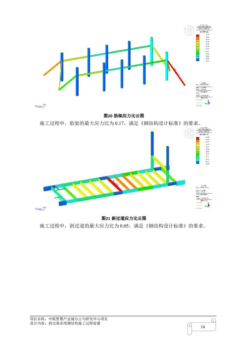 8.3中联智慧产业城办公与研发中心项目斜过道施工过程验算_2021-2023年优秀施组方案_施工方案_中联智慧产业城项目大跨度钢桁架高空拼装专项方案_1.施工方案
