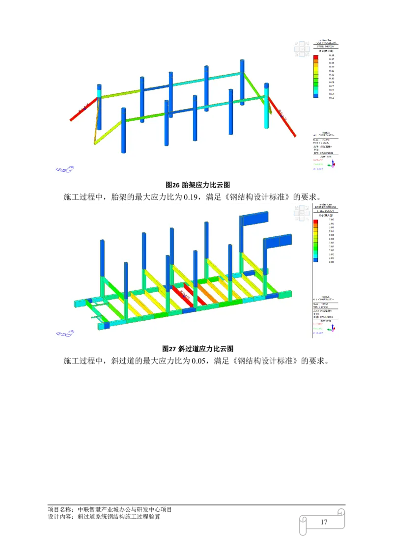 8.3中联智慧产业城办公与研发中心项目斜过道施工过程验算_2021-2023年优秀施组方案_施工方案_中联智慧产业城项目大跨度钢桁架高空拼装专项方案_1.施工方案