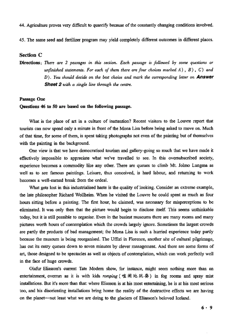 一键打印版2019-2023.12六级真题_大学英语四级+六级_六级真题_六级真题_赠：六级真题一键打印版
