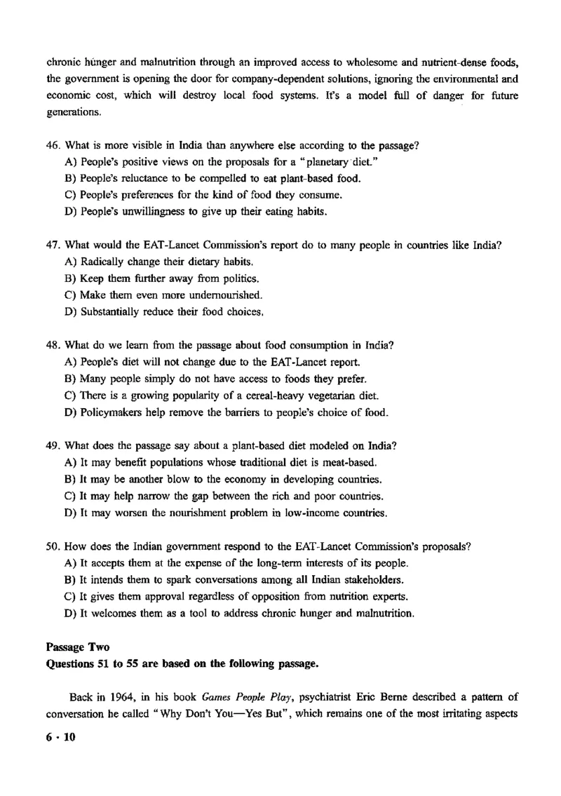 一键打印版2019-2023.12六级真题_大学英语四级+六级_六级真题_六级真题_赠：六级真题一键打印版