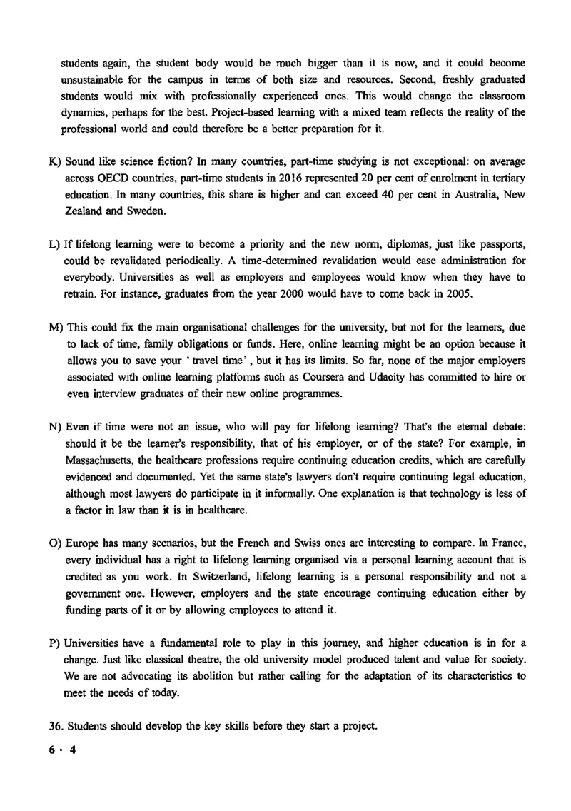 一键打印版2019-2023.12六级真题_大学英语四级+六级_六级真题_六级真题_赠：六级真题一键打印版