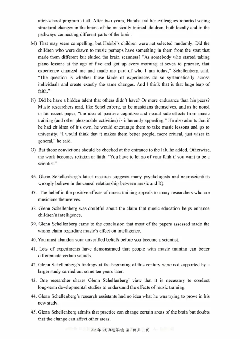 一键打印版2019-2023.12六级真题_大学英语四级+六级_六级真题_六级真题_赠：六级真题一键打印版