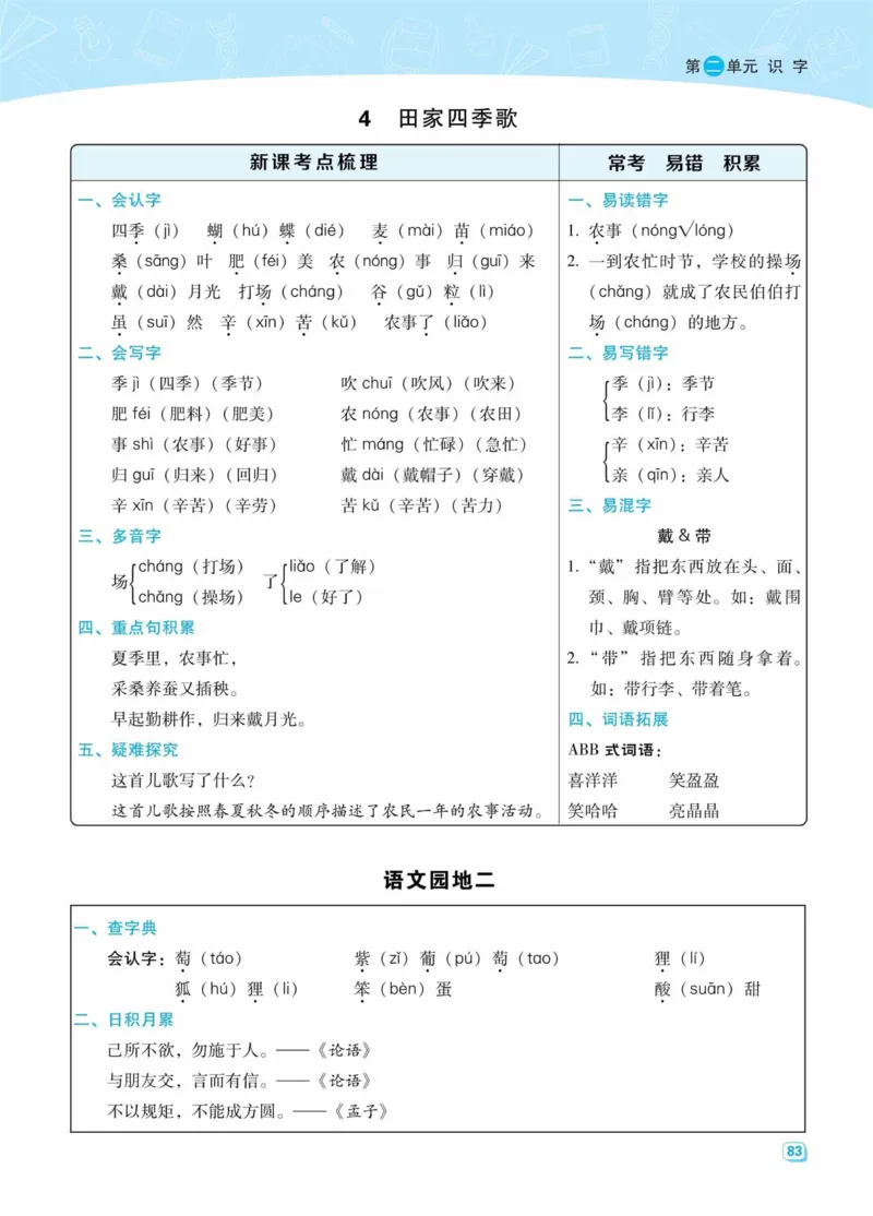《典中点名师划重点》语文2年级上册（RJ）_二年级上下册资料_小学二年级学习资料-25年更新版_2-01、小学二年级语文上册_2-1-2、练习题、作业、试题、试卷_电子册类