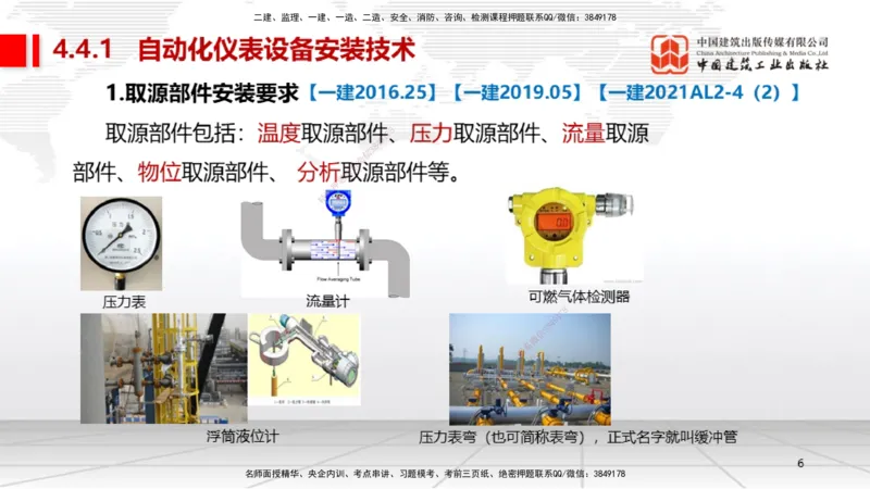 B21节：4.4自动化仪表工程安装技术（06.19）_2026年一级建造师_2026年一建机电_2025年一建机电SVIP_02-基础精讲✿高端面授✿深度强化_05-机电《两轮基础直播》闫娜JGS_讲义