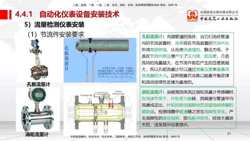 B21节：4.4自动化仪表工程安装技术（06.19）_2026年一级建造师_2026年一建机电_2025年一建机电SVIP_02-基础精讲✿高端面授✿深度强化_05-机电《两轮基础直播》闫娜JGS_讲义