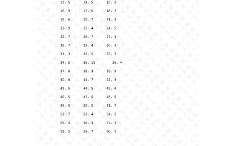 50以内&divide;1位第41-60篇答案_小学数学口算竖式脱式计算应用题一二三四五六年级上下册电_小学数学口算题库电子版（1-6）_小学数学口算三年级_口算题适合3年级