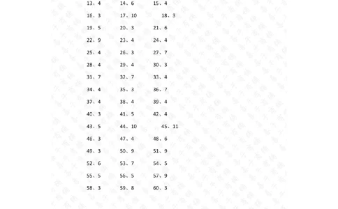 50以内&divide;1位第41-60篇答案_小学数学口算竖式脱式计算应用题一二三四五六年级上下册电_小学数学口算题库电子版（1-6）_小学数学口算三年级_口算题适合3年级