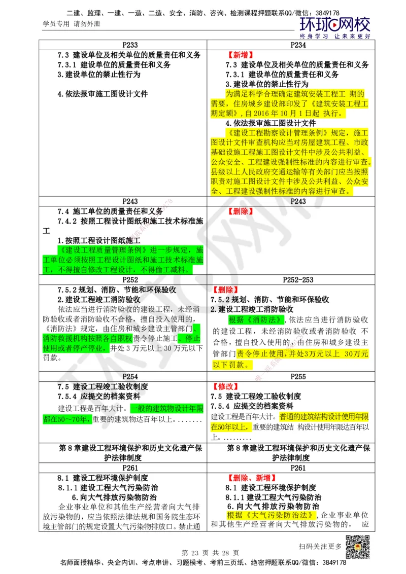 教材对比明细_2026年一建法规_2025年一建法规SVIP_02-基础精讲✿高端面授✿深度强化_14-法规《备考指导班》安国庆HQ