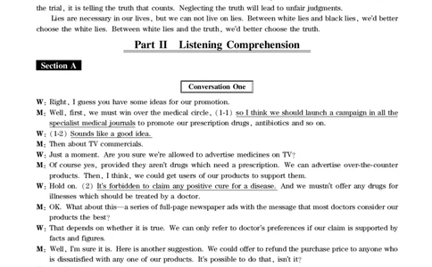 六级通关模拟卷第一套&mdash;答案详解_大学英语四级+六级_六级真题_六级密押试卷_※3.六级预测模拟题_六级通关模拟卷（1）