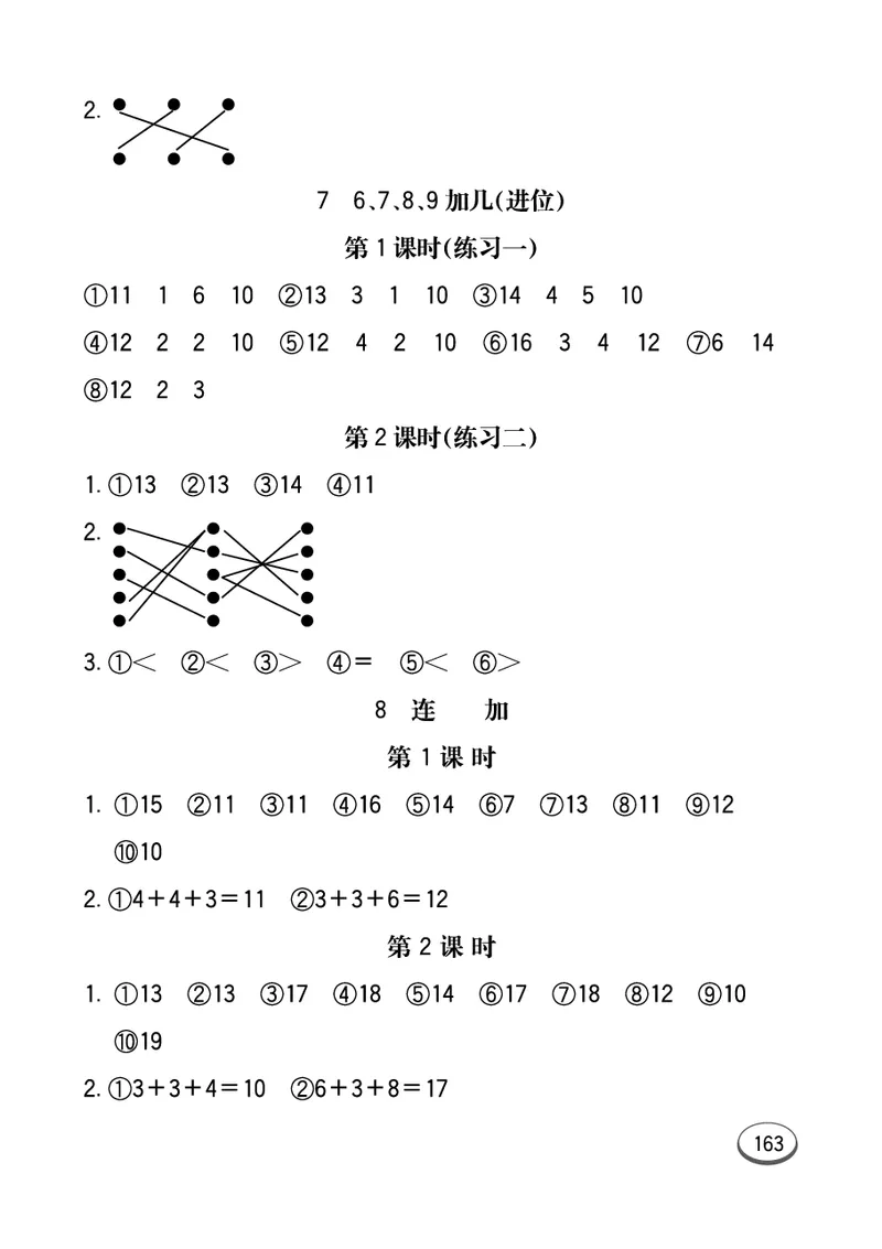 《七彩口算题卡》数学1年级上册（JJ）_一年级上下册资料_小学一年级学习资料-25年更新版_1-03、小学一年级数学上册_冀教版_10、电子书籍