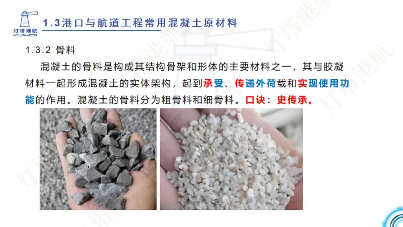 精讲06+07-1.3节港口航道工程混凝土原材料_2026年一级建造师_2026年一建港航_2025年一建港航SVIP_02-基础精讲✿高端面授✿深度强化_05-港航《自营系列课》灯塔SMR_通关精讲班