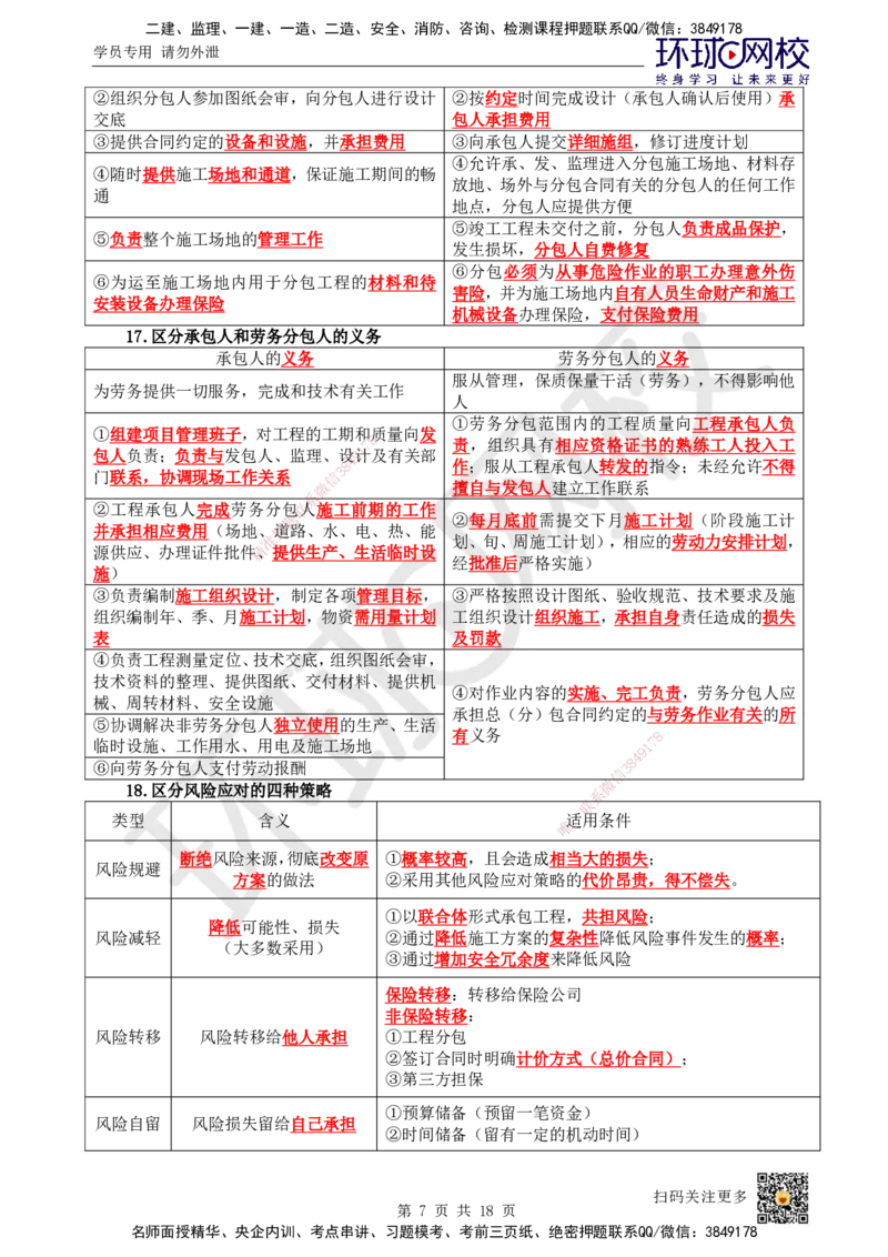 HQ-管理-易混淆知识点_2026年一级建造师_2026年一建管理_2025年一建管理SVIP_01-精华文档✿电子教材✿历年真题_73-管理《速记手册+知识点+考点清单+闪记宝典+总结资料》HQ