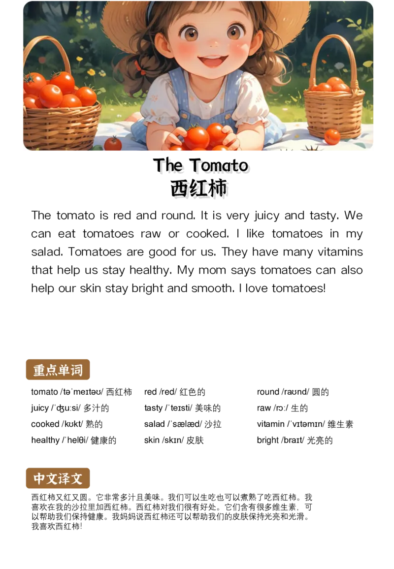 通用晨读英语小短文小作文50篇50页_小学全网线上同款资料_11号