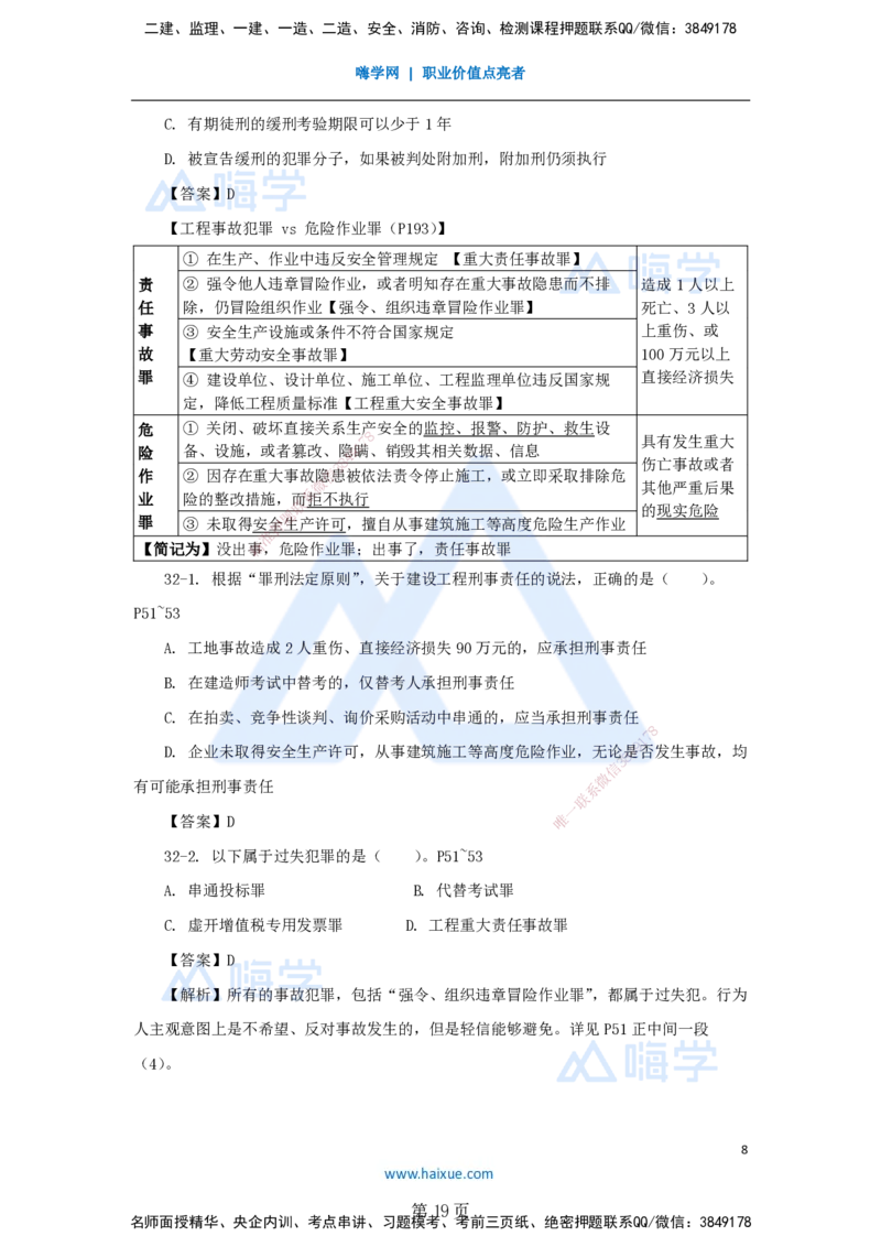 名师冲刺特训&mdash;&mdash;讲义合集_2026年一建法规_2025年一建法规SVIP_04-冲刺串讲✿考点强化✿小灶集训_34-法规《名师冲刺特训》陈印HX_讲义