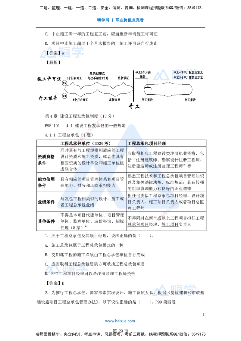 名师冲刺特训&mdash;&mdash;讲义合集_2026年一建法规_2025年一建法规SVIP_04-冲刺串讲✿考点强化✿小灶集训_34-法规《名师冲刺特训》陈印HX_讲义