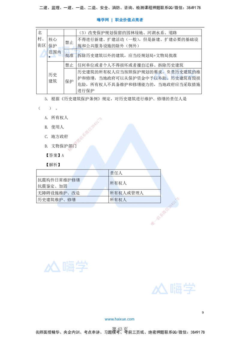 名师冲刺特训&mdash;&mdash;讲义合集_2026年一建法规_2025年一建法规SVIP_04-冲刺串讲✿考点强化✿小灶集训_34-法规《名师冲刺特训》陈印HX_讲义