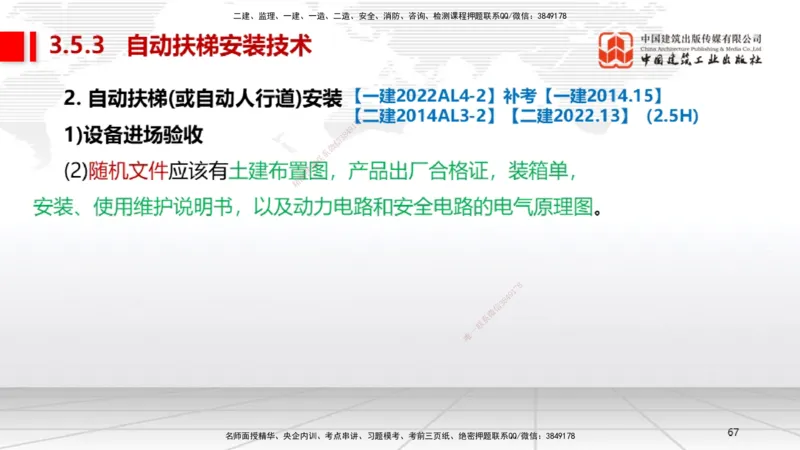B12节：3.5电梯工程安装技术（05.08）_2026年一级建造师_2026年一建机电_2025年一建机电SVIP_02-基础精讲✿高端面授✿深度强化_05-机电《两轮基础直播》闫娜JGS_讲义