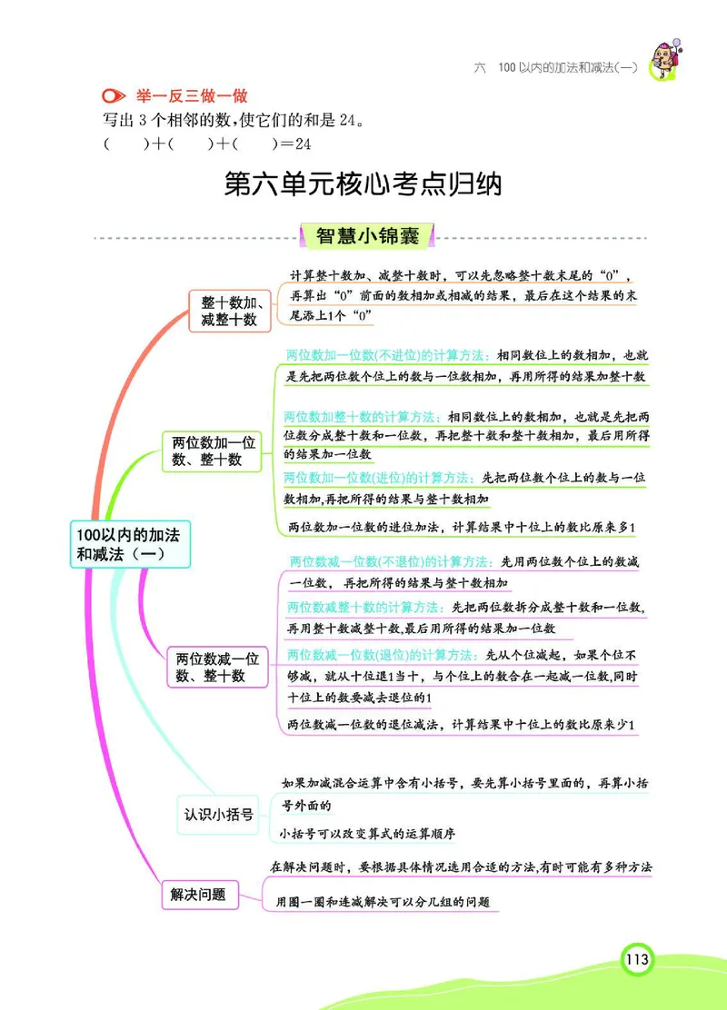 《七彩课堂》数学1年级下册（RJ）_一年级上下册资料_小学一年级学习资料-25年更新版_1-04、小学一年级数学下册_1-4-2、练习题、作业、试题、试卷_人教版_电子册
