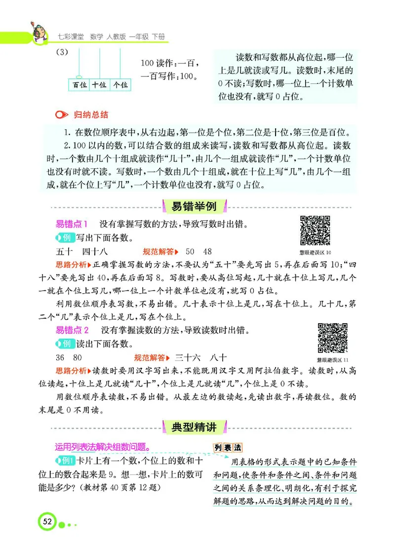 《七彩课堂》数学1年级下册（RJ）_一年级上下册资料_小学一年级学习资料-25年更新版_1-04、小学一年级数学下册_1-4-2、练习题、作业、试题、试卷_人教版_电子册