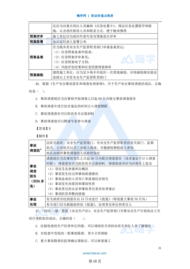 名师仿真带练&mdash;&mdash;讲义合集_2026年一建法规_2025年一建法规SVIP_04-冲刺串讲✿考点强化✿小灶集训_37-法规《名师仿真带练》陈印HX_讲义