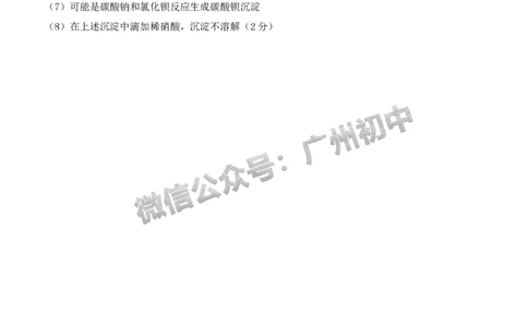 2025黄埔区中考二模化学试题（参考答案）_广州九上月考+期中+期末+一模二模+中考真题_2025中考二模