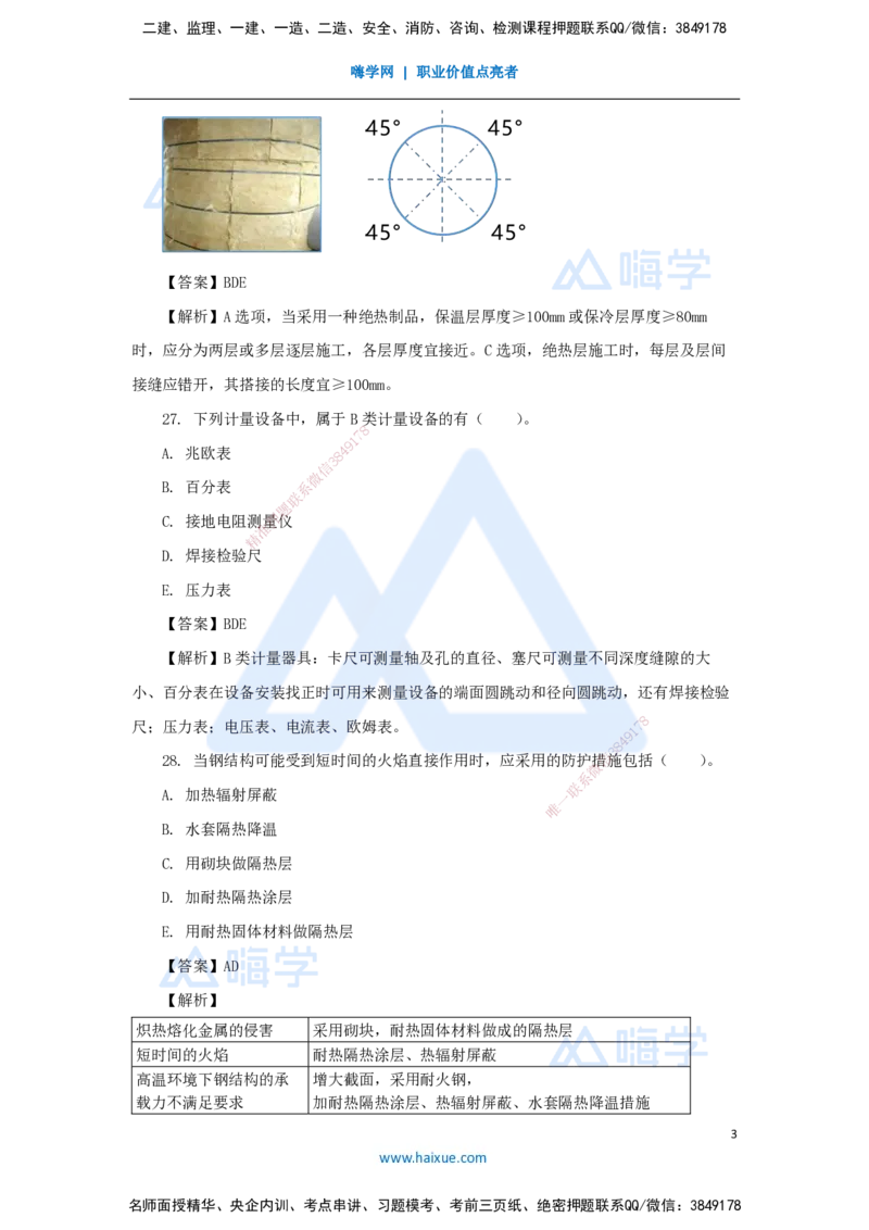 03.2025石莉-必刷题特训-必刷题特训2-02_2026年一级建造师_2026年一建机电_2025年一建机电SVIP_03-习题精析✿实战特训✿模考通关_45-机电《必刷题特训》石莉HX_讲义