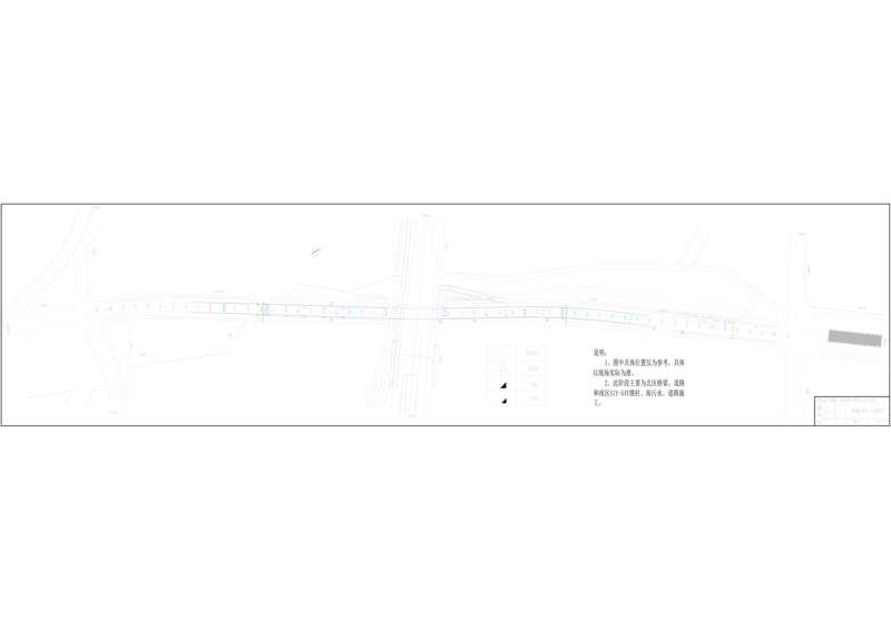 附图3：桥梁施工阶段一平面布置图_2021-2023年优秀施组方案_施工组织设计_施组06-沙湖大道项目施工组织设计