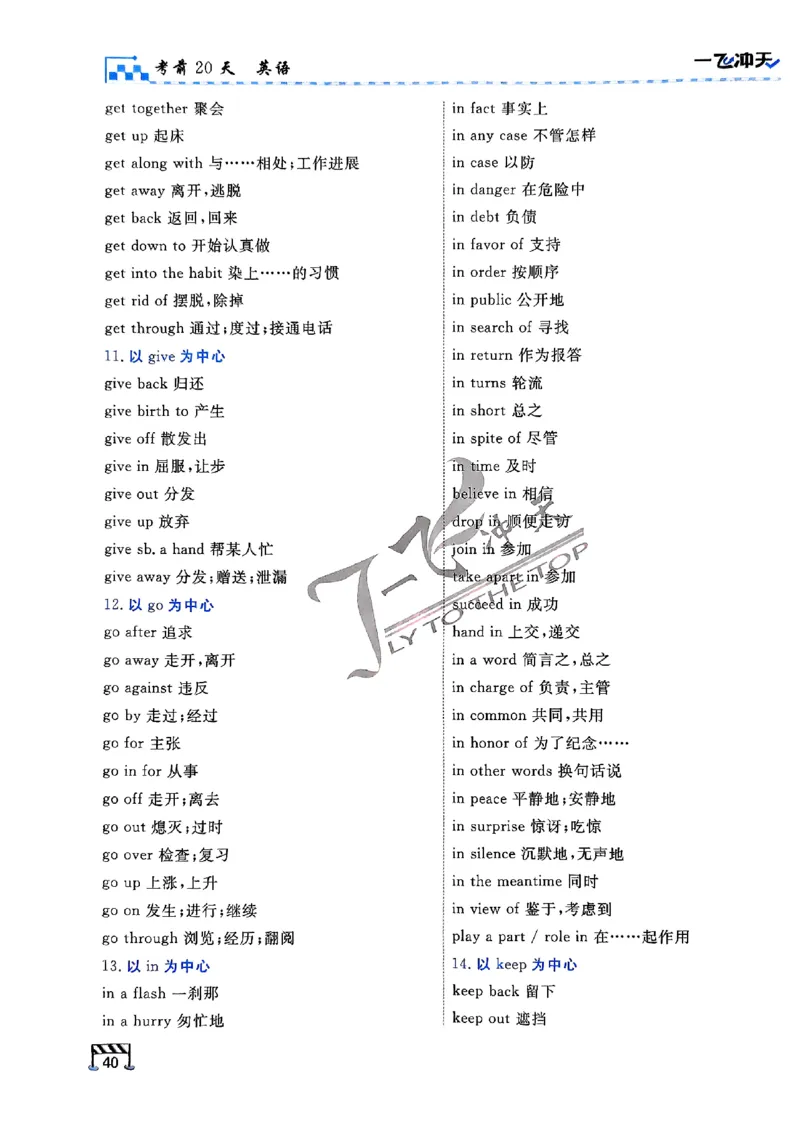 2025《一飞冲天&bull;高考抢分卷》英语考前20天_2025高中教辅（后续还会更新新习题试卷）_《一飞冲天高考抢分卷》2025版