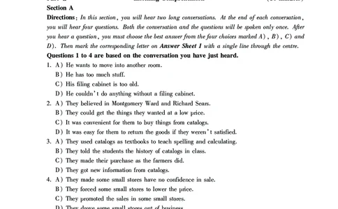 英语六级考试预测押题卷（二）_大学英语四级+六级_六级真题_六级密押试卷_2024年六级预测押题卷
