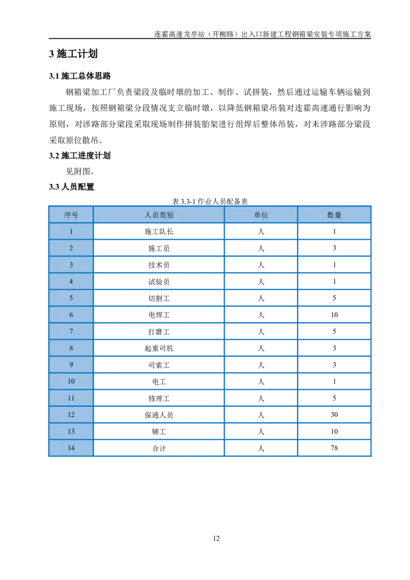 钢箱梁安装专项施工方案_2021-2023年优秀施组方案_施工方案_开封市2019年市政、交通项目钢箱梁安装专项施工方案_001施工方案