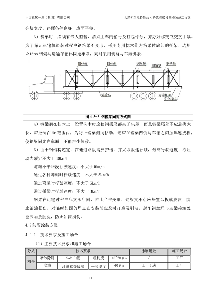 大跨V型墩特殊结构桥梁箱梁吊装安装施工方案_2021-2023年优秀施组方案_施工方案_绛溪四线项目大跨V型墩特殊结构桥梁箱梁吊装安装施工方案_01施工方案
