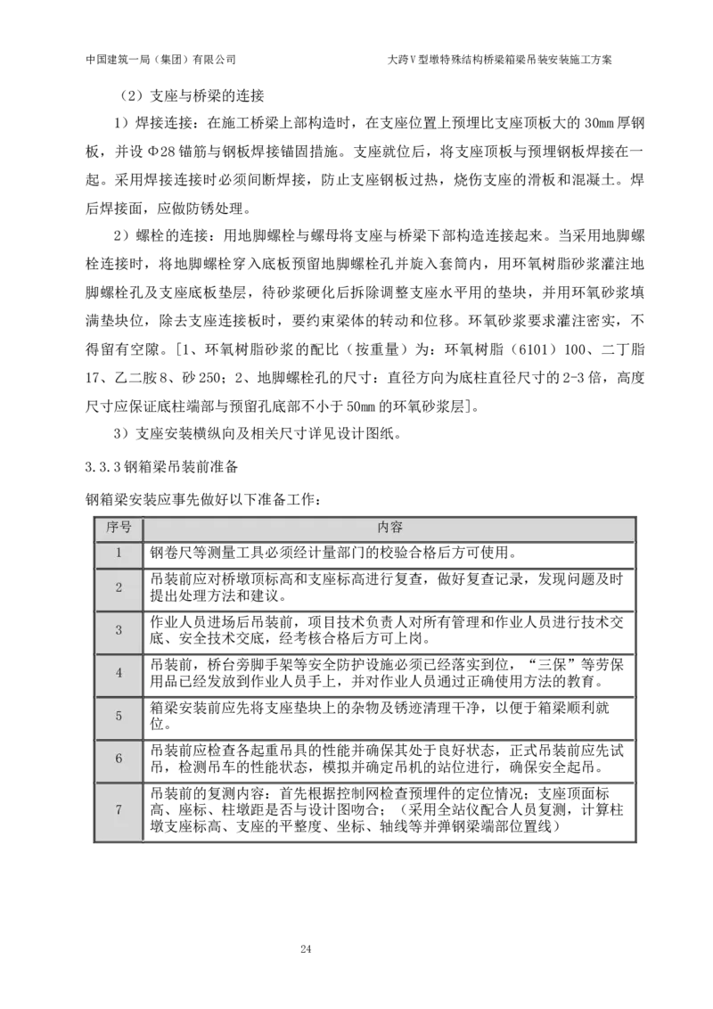 大跨V型墩特殊结构桥梁箱梁吊装安装施工方案_2021-2023年优秀施组方案_施工方案_绛溪四线项目大跨V型墩特殊结构桥梁箱梁吊装安装施工方案_01施工方案