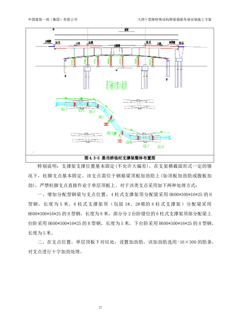 大跨V型墩特殊结构桥梁箱梁吊装安装施工方案_2021-2023年优秀施组方案_施工方案_绛溪四线项目大跨V型墩特殊结构桥梁箱梁吊装安装施工方案_01施工方案