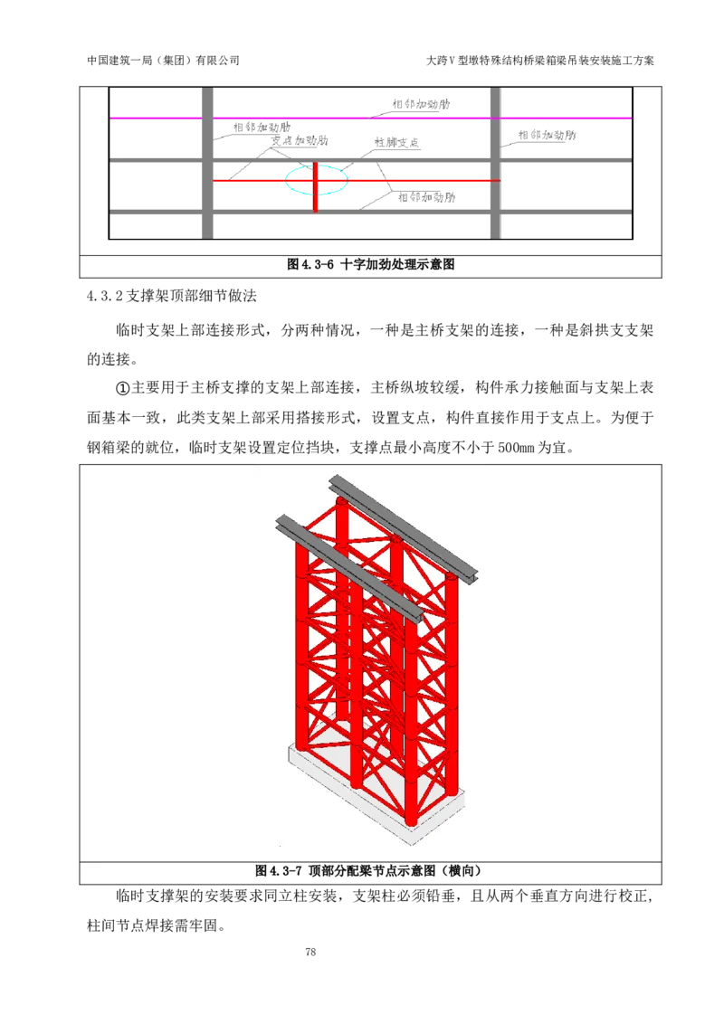 大跨V型墩特殊结构桥梁箱梁吊装安装施工方案_2021-2023年优秀施组方案_施工方案_绛溪四线项目大跨V型墩特殊结构桥梁箱梁吊装安装施工方案_01施工方案