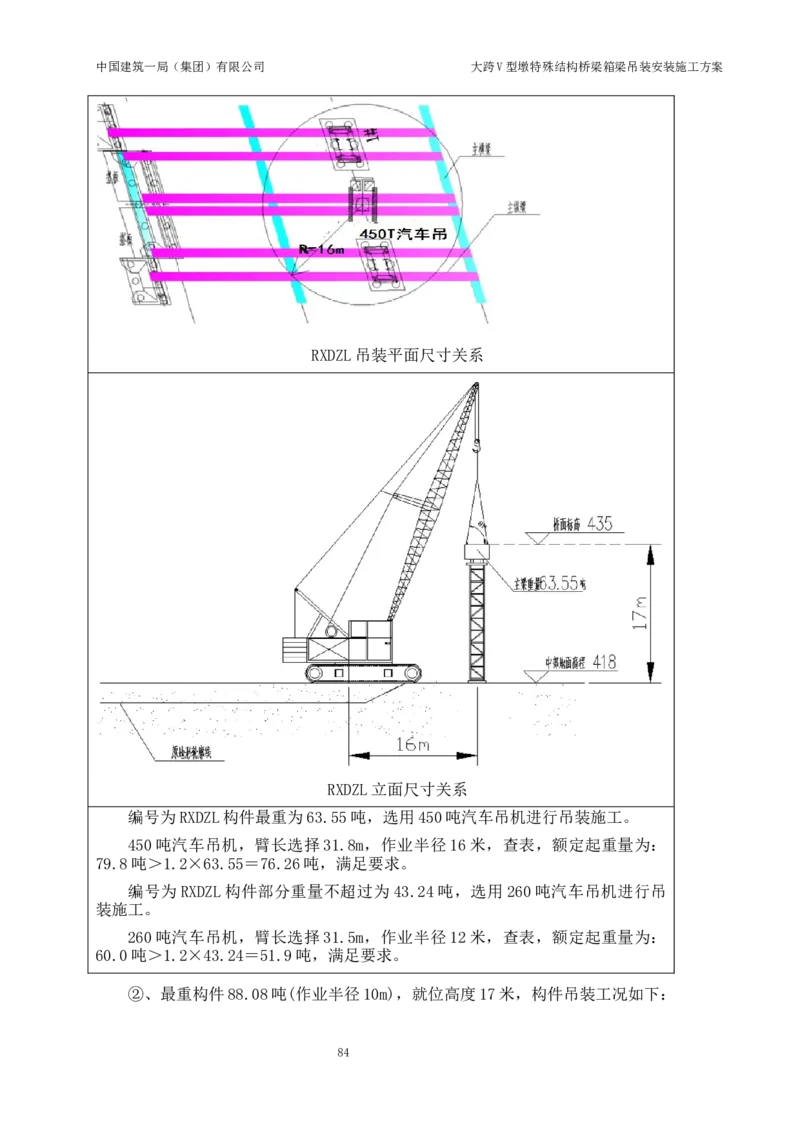 大跨V型墩特殊结构桥梁箱梁吊装安装施工方案_2021-2023年优秀施组方案_施工方案_绛溪四线项目大跨V型墩特殊结构桥梁箱梁吊装安装施工方案_01施工方案