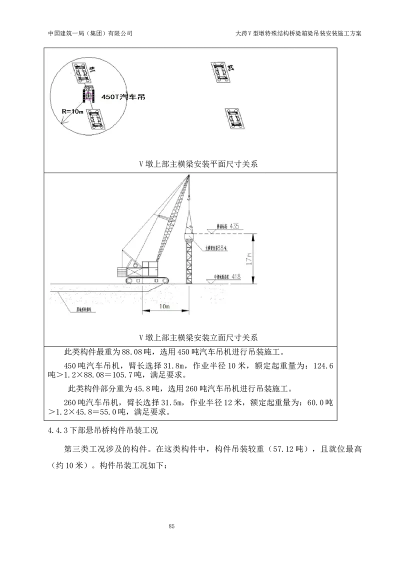 大跨V型墩特殊结构桥梁箱梁吊装安装施工方案_2021-2023年优秀施组方案_施工方案_绛溪四线项目大跨V型墩特殊结构桥梁箱梁吊装安装施工方案_01施工方案