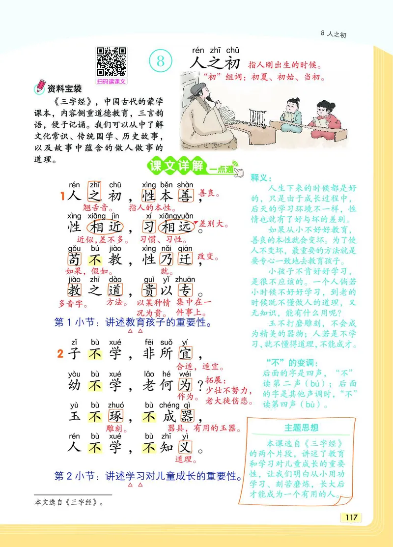《教材一点通》语文1年级下册（RJ）_一年级上下册资料_小学一年级学习资料-25年更新版_1-02、小学一年级语文下册_3-6-2-2、练习题、作业、专项、试卷_部编（人教）版_电子册类